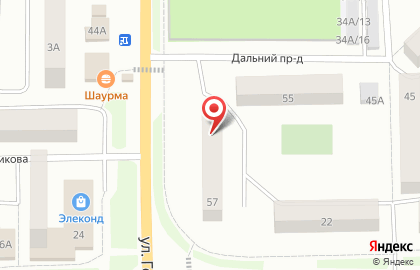 Магазин канцтоваров КанцПарк на улице Гончарова на карте