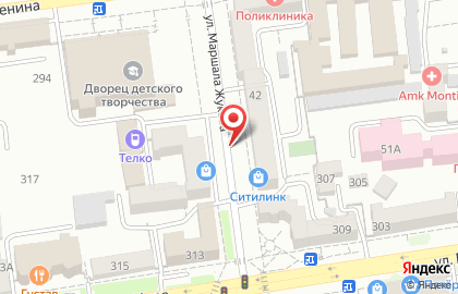 Экспресс Кредит Сервис на улице Маршала Жукова на карте