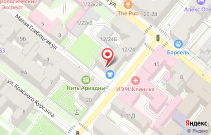 Интерьерный салон американской мебели Decorum в Петроградском районе на карте
