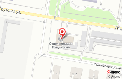 Пущинский отдел полиции на карте