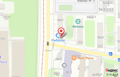 Магазин Рыболов в Москве на карте