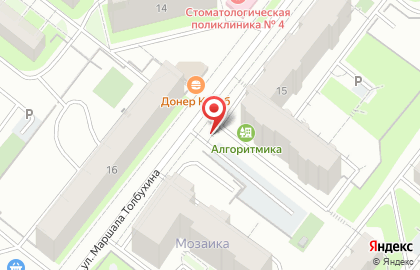 Автостоянка в Перми на карте