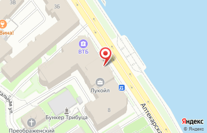 Ресторан быстрого питания Fresh Point на Аптекарской набережной на карте