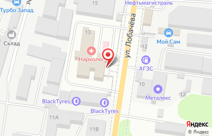 Компания Алло Потолки на улице Лобачёва на карте