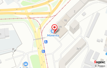 Магазин Монетка на улице Юности, 1а на карте