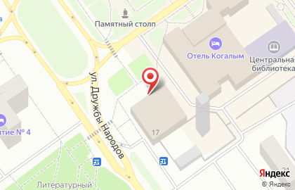 Центр подключений РТК на улице Дружбы Народов на карте