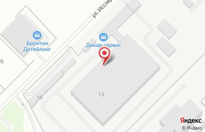 Автосервис Декар Сервис на улице Исследователей на карте