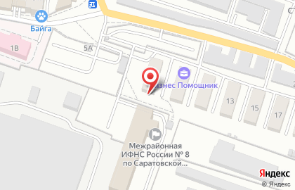 Юридическо-бухгалтерская компания СарБизнесПартнер в Кировском районе на карте