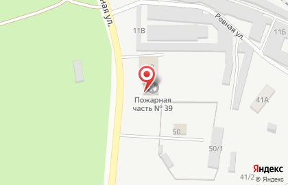 Пожарно-спасательная часть №39 на карте