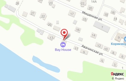 Гостевой дом Bay House на карте