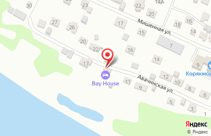 Гостевой дом Bay House на карте