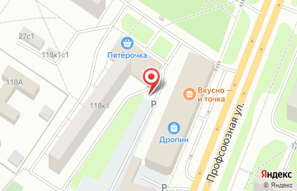 Автостоянка в Москве на карте