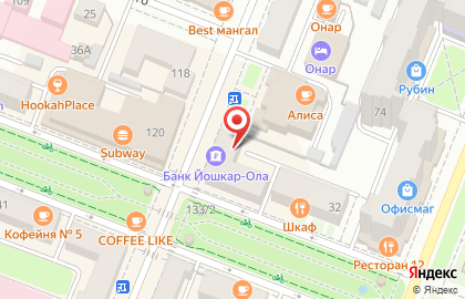 Клен на Советской улице на карте