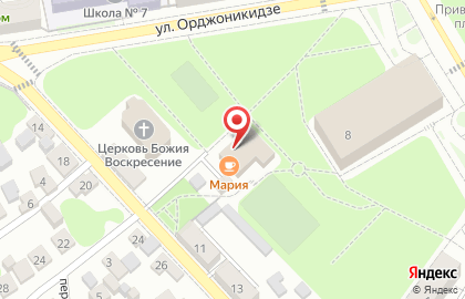 Мария на улице Орджоникидзе на карте