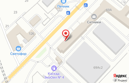 Инженерная компания на Ситниковской улице на карте