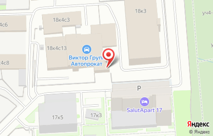 Автосалон на Богатырском на карте