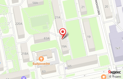 Гостиница квартирного типа Квартирка ЕСТЬ на улице Ломоносова на карте