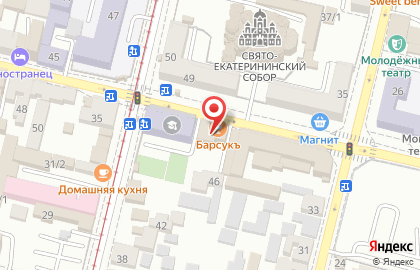 Стриптиз-клуб Барсукъ в Центральном районе на карте