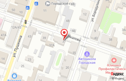 Центр оптики на улице Чкалова на карте