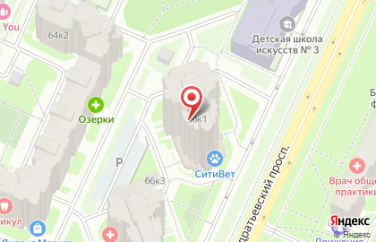 Остеклить балкон Калининский район на карте