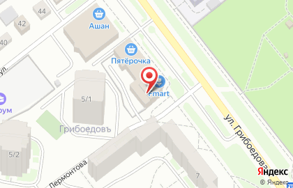 Магазин Радиопрофи на улице Грибоедова на карте
