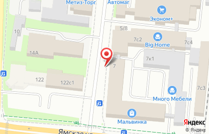 Фирменный магазин Дуэт на улице Бакинских Комиссаров на карте