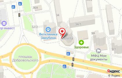 Агентство недвижимости Форсаж на проспекте Королёва на карте