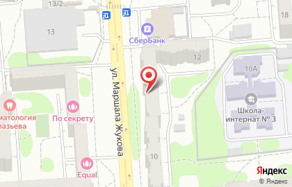 Салон красоты Жемчуг в Коминтерновском районе на карте