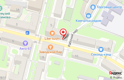 Областной клинический психоневрологический диспансер на улице Тухачевского на карте