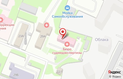 Бюро судебно-медицинской экспертизы Вологодской области на Пошехонском шоссе на карте