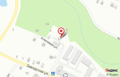 Деревообрабатывающее предприятие на Ключевой улице на карте