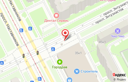 Роспечать, Красногвардейский район на проспекте Энтузиастов на карте
