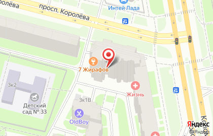 Студия массажа Массаша на Коломяжском проспекте на карте
