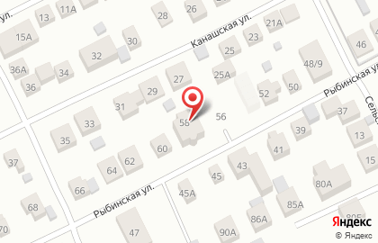 Транспортная компания ЧТК на Рыбинской улице на карте