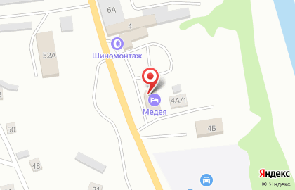 Придорожный комплекс Медея на карте