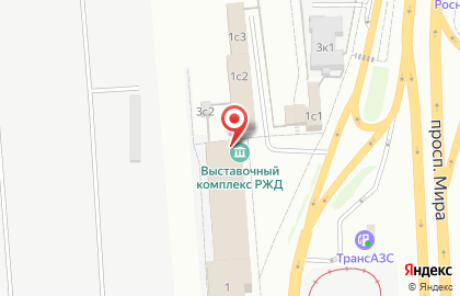 Выставочный комплекс Российских Железных Дорог на карте