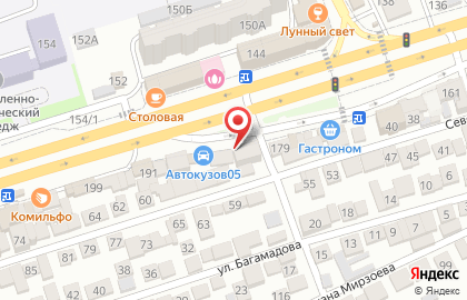 Автомастерская в Махачкале на карте