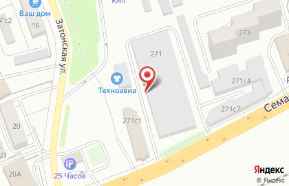 Мир Ароматов на Семафорной улице на карте