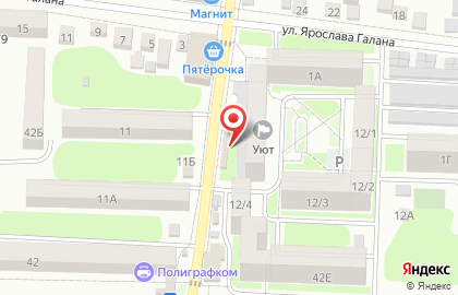 Киоск по продаже фруктов и овощей в Ростове-на-Дону на карте
