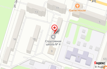 ДЮСШ №4 на Олимпийской улице на карте