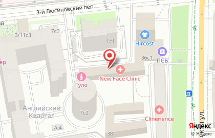 Столовая Food на Люсиновской улице на карте