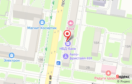 НБД-Банк в Нижнем Новгороде на карте