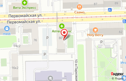 Джайт на Первомайской на карте