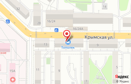 Автомагазин Тополек в Заводском районе на карте
