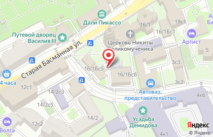 Правда.Ру на Старой Басманной улице на карте