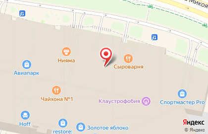 Фирменный магазин Каляев на Ходынском бульваре на карте