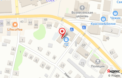 Фирменный магазин Ермолино на Ленинской улице на карте