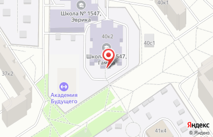Школа №1547 на улице Верхние Поля, 40 к 2 на карте