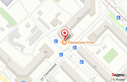 Кафе Пекинская утка в Железнодорожном районе на карте