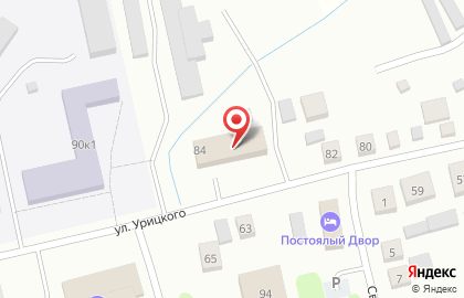 Фотостудия Позитив на улице Урицкого на карте